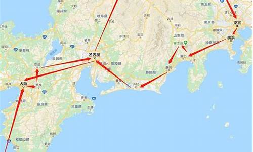 日本旅游景点线路_日本旅游景点线路图